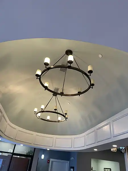 Ceiling light at Artistic Dental in Jackson, NJ